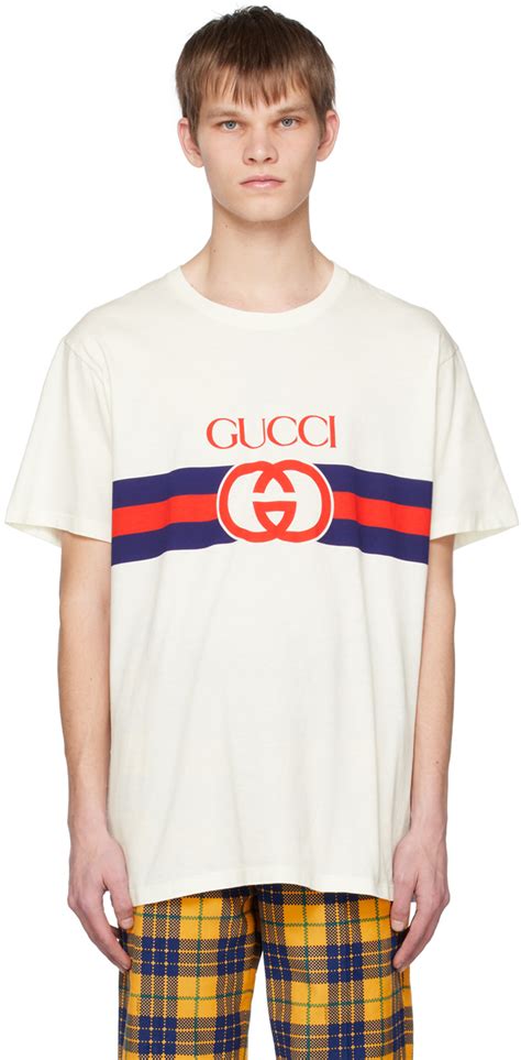buy gucci white t shirt